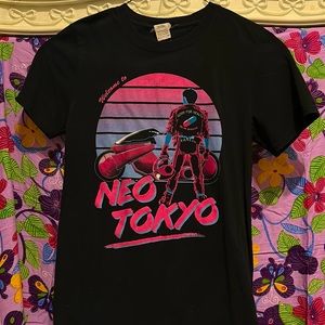 vaporwave neo tokyo black tshirt